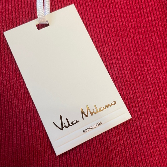 NWT! Vila Milano Red Tank Top, Size Medium - Picture 9 of 11